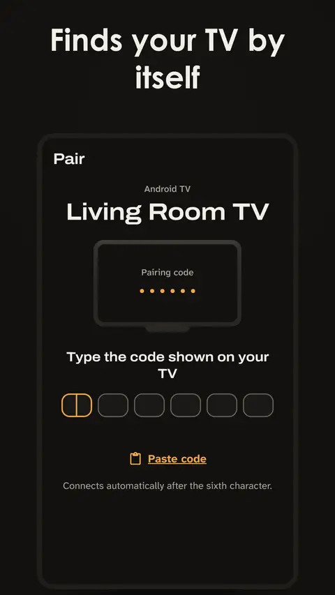 Finds your TV by itself