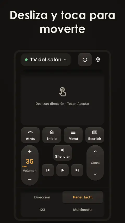 Desliza y toca para moverte