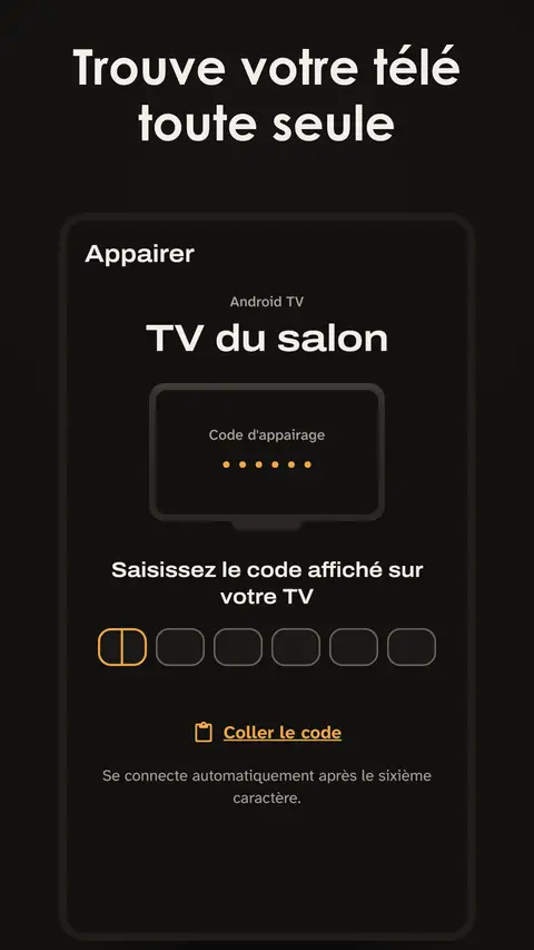 Trouve votre télé toute seule