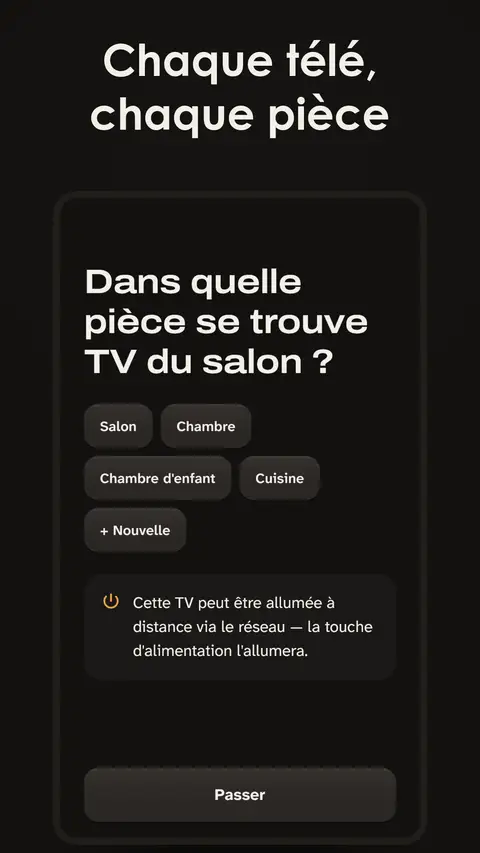 Chaque télé, chaque pièce