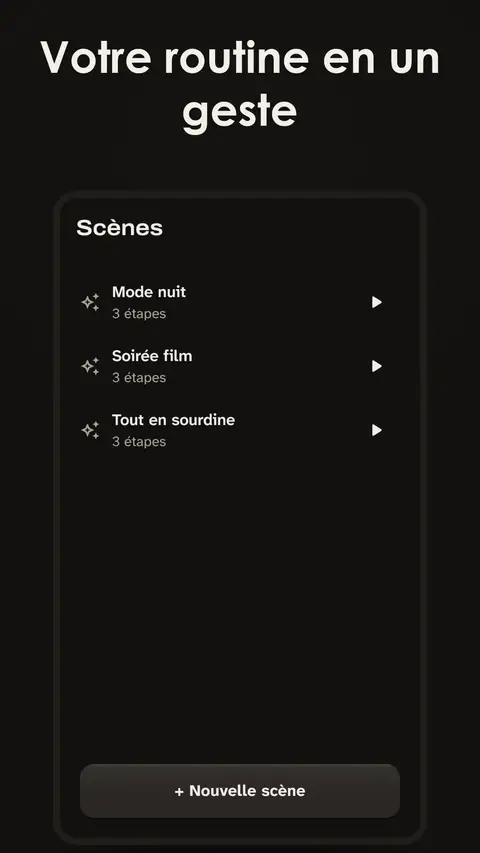Votre routine en un geste