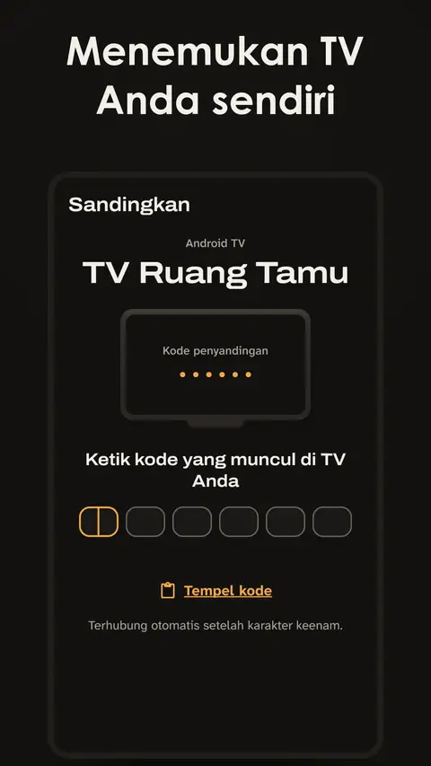 Menemukan TV Anda sendiri