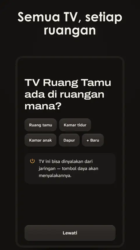 Semua TV, setiap ruangan