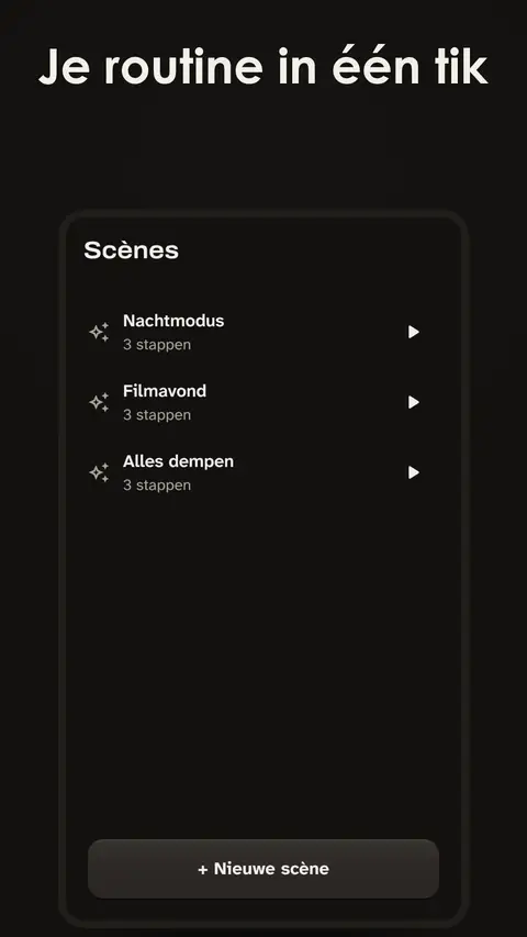 Je routine in één tik